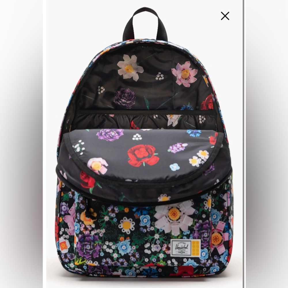 Herschel x LEGO® Classic XL Backpack, Garden Floral - Picture 6 of 12